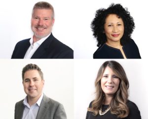 Curt Smith, VP of Crown Mobility; Paula Kupka, VP of Customer Experience; Nick Sutton, VP of Global Business Development; and Liana Ciatto, VP of Account Management